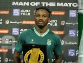 أبو بكر ليادي رجل مباراة الأهلي والاتحاد السكندري في الدوري