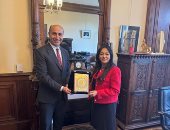 رئيس جامعة دمنهور يترأس وفدا لزيارة المكتب الثقافي المصري فى باريس