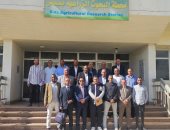 وكيل البحوث الزراعية يتفقد محطة سدس فى بنى سويف
