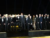 عزف عمر خيرت وغناء كارول سماحة بـ حفل الجرامى من أمام الأهرامات.. صور 