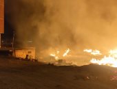 السيطرة على حريق مخزن أخشاب بطريق بلبيس - أبوحماد دون إصابات