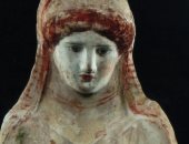تمثال نصفى لمعبودة من القرن الرابع قبل الميلاد فى متحف أمفيبوليس