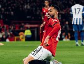 مانشستر يونايتد يحقق الفوز الثالث على التوالى أمام برايتون.. فيديو