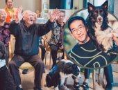 صينى يترك عمله لتكريس حياته لتدريب الكلاب لمساعدة مرضى التوحد