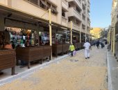 شاهد شوارع العتبة بعد تطويرها وتنظيم الباعة الجائلين.. صور