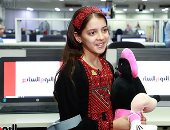 الطفلة ريتاج من اليوم السابع: بحبك يا عمو السيسي