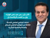 وزارة الصحة: اعتماد البرنامج العلمى للنسخة الثالثة للمؤتمر العالمى للسكان والصحة والتنمية البشرية