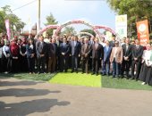 وزير الزراعة ورئيس جامعة القاهرة يفتتحان معرض كلية الزراعة للبساتين 