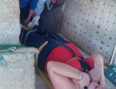 إنقاذ سائحة إسبانية علقت داخل ممر ضيق فى هرم سنفرو المنحني بدهشور