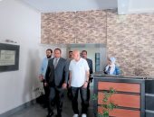 رئيس المؤسسة العلاجية فى جولة تفقدية بمستشفى هليوبوليس