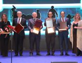 تكريم شريف سعيد رئيس قطاع الإنتاج الوثائقى بالشركة المتحدة بملتقى الأفلام الوثائقية