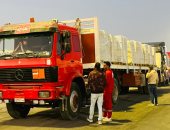 الهلال الأحمر يطلق قافلة زاد العزة الـ60 حاملة 9800 طن مساعدات إغاثية لغزة