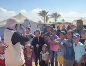 مصر الخير عضو التحالف الوطنى واللجنه المصرية تنظم يوما ترفيهيا لأطفال غزة..فيديو