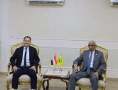 محافظ شمال سيناء يستقبل السفير الفرنسى خلال زيارة لدعم الجهود الإنسانية تجاه غزة