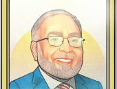 الذكرى الأولى لرحيل الفنان حسن يوسف فى كاريكاتير اليوم السابع