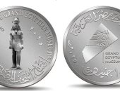 تمثال رمسيس من ميت رهينة لبهو المتحف الكبير والتوثيق على عملة تذكارية