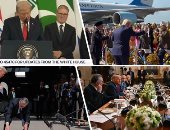 ترامب يكسر البروتوكول بمواقف غريبة.. فاجئ رئيسة وزراء اليابان بتصرف طريف ورقص بمطار كوالالمبور.. غازل ميلونى وصافح ماكرون بطريقة مثيرة.. لم يستقبل زيلينسكي.. لقاءه بالقادة الأفارقة تحول لـ"مقابلة توظيف".. فيديو