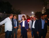 جولة ليلية لوزارة البيئة لتفقد المنطقة المحيطة بالمتحف المصرى الكبير