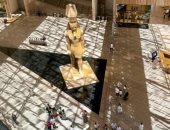 المتحف المصرى الكبير الأول فى الشرق الأوسط صديقا للبيئة ومحايدا كربونيا.. حاصل على شهادة البناء الأخضر والاستدامة.. اسقف عاكسة ومظلات خارجية للوقاية من الحرارة.. صور