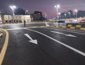 تحفة فنية.. محيط المتحف المصرى الكبير يتزين استعدادا للافتتاح