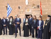 مراسم تجليس الأنبا سميون مطرانا لدير سانت كاترين بحضور وزير الثقافة ورئيس وزراء اليونان
