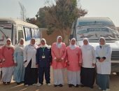 قافلة تُقدم 3100 خدمة طبية مجانية لأهالي قرية الحرية 3 فى بنى سويف