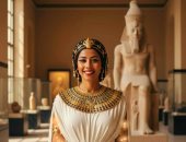 صورة بالزي الفرعوني.. طريقة عمل صورتك بـGemini داخل المتحف المصري الكبير