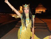 كواليس مشاركة سلمى أبو ضيف فى ليلة افتتاح المتحف الكبير.. صور