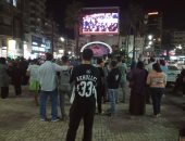 توافد أهالى دمياط على الميادين العامة لمتابعة حفل افتتاح المتحف المصرى الكبير