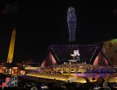 صور ومشاهد مبهرة خلال حفل افتتاح المتحف المصرى الكبير