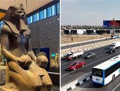 خريطة تحويلات جميع الطرق قبل افتتاح المتحف المصرى الكبير اليوم.. تحويلات بالكورنيش والطريق الدائري ومحور 26 يوليو.. انتشار شرطي لإرشاد المواطنين بالشوارع البديلة.. وتقنيات حديثة لمساعدة قائدي السيارات