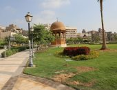 حديقة الأزبكية بوسط البلد أعرق الحدائق التراثية بعد تطويرها.. صور
