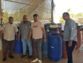 ضبط مصنع مخللات بدون ترخيص ومنتجات غير صالحة للاستهلاك الآدمى فى المنيا