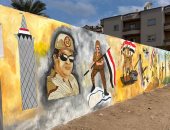 جداريات ومظهر حضارى خلال التنافس على جائزة أجمل مدينة بالدقهلية.. فيديو