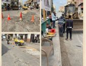 صيانة شاملة لكوبرى السماعنة بفاقوس لضمان سلامة المواطنين والسيولة المرورية