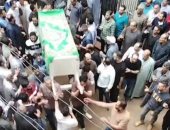 تشيع جنازة عجوز ونجلتها بقرية تلبنت أبشيش فى المنوفية