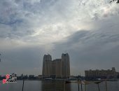 غيوم وأمطار خفيفة على شوارع القاهرة والجيزة 