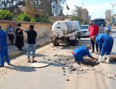 محافظ كفر الشيخ: صيانة شبكة الصرف الصحى بدسوق