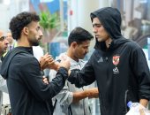 الحزن يخيم على بعثة الأهلى قبل السفر للإمارات بسبب نقطة المصري.. صور
