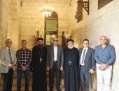 محافظ المنيا يتفقد منطقة جبل الطير بسمالوط ويلتقى مسئولى المطرانية