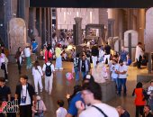 مسئول بالمتحف الكبير: 20 ألف زائر خلال اليوم الأول من فتحه للجمهور.. صور