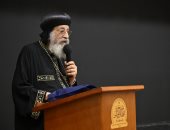 الكنيسة القبطية تحتفل بتذكار تجليس البابا تواضروس من مركز لوجوس البابوى