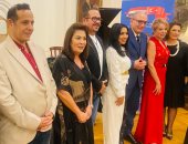 يسرا وسميرة سعيد وهشام عباس وحفيد الخديوى عباس فى احتفالية بمقر إقامة السفير التركى بالقاهرة