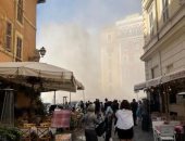 مأساة فى قلب روما.. مصرع عامل بانهيار برج تاريخى أثناء أعمال الترميم.. فيديو