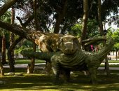 حديقة الديناصورات بالإسكندرية تستقبل زوارها على مساحة 16 ألف متر