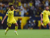 النصر ضد جوا .. عبد الرحمن غريب يتقدم للعالمي بهدف في الشوط الاول