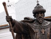 إزاحة الستار عن نصب تذكارى لإيفان الرهيب فى فولوغدا