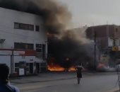 حريق هائل بسيارة وقود بقرية العزازي في أبو حماد بالشرقية.. فيديو