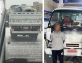 الداخلية تكشف ملابسات تداول فيديو لطفل يقود سيارة نصف نقل بالقاهرة