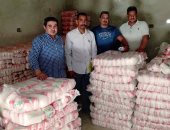 ضبط 7 أطنان سكر مجهول المصدر وناقص الوزن فى المنشاة بسوهاج